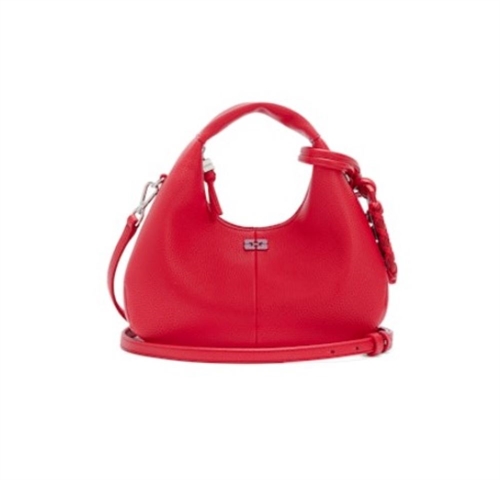 GANNI B2070123 HOBO MINI GRAINED GOJI BERRY